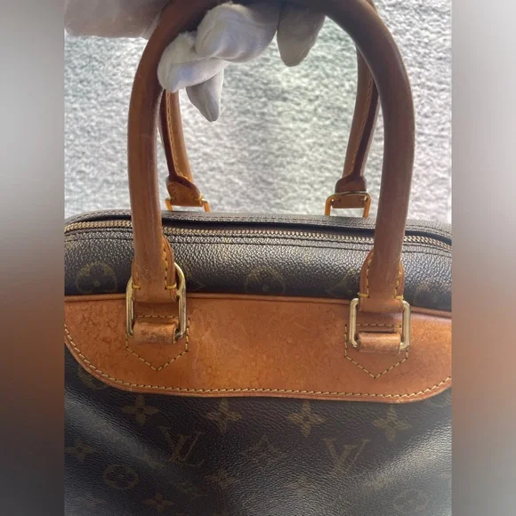Louis Vuitton Deauville - Brown Leather Monogram - Picture 6 of 15